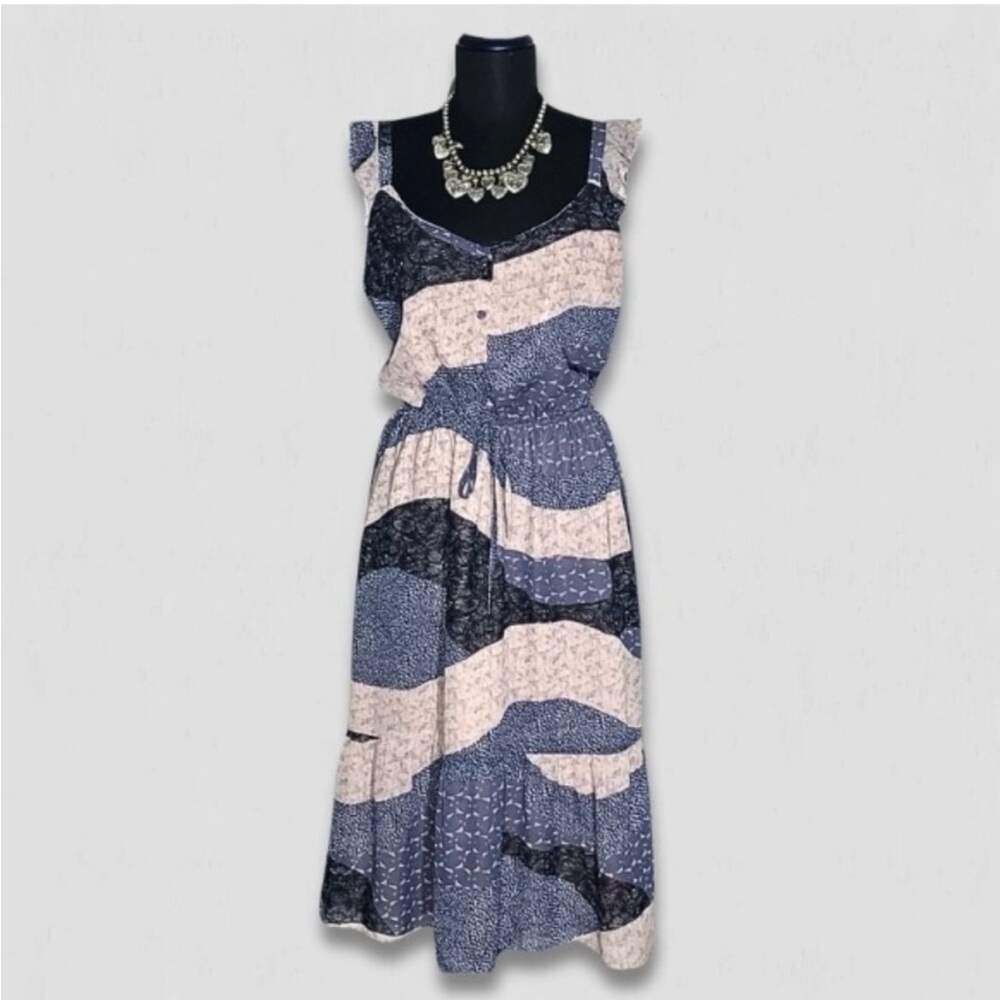 NEW! Never worn. BB Dakota Elegant Blue/purple and light pink  Women's Dress